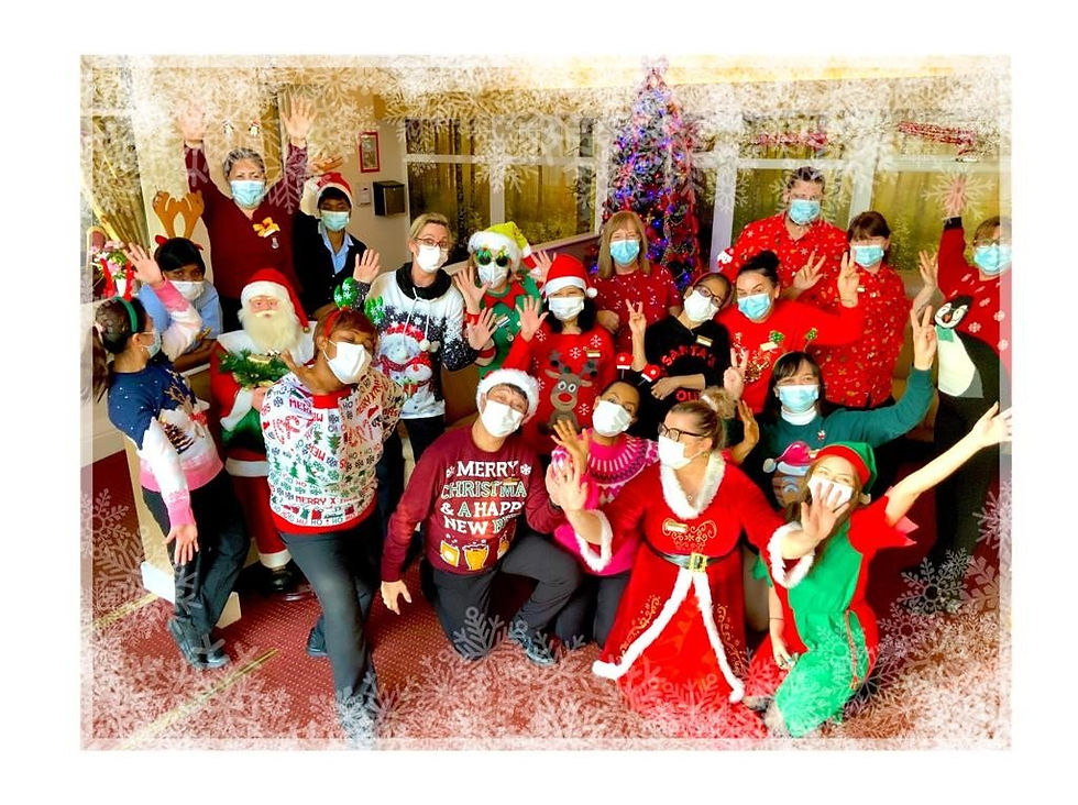 Christmas jumper day at Lindens