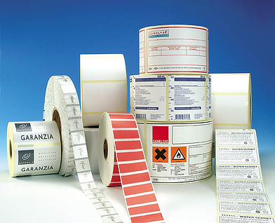rolls of labels