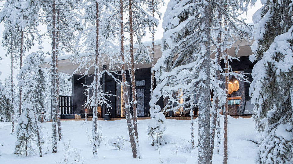 luxury private winter villa
