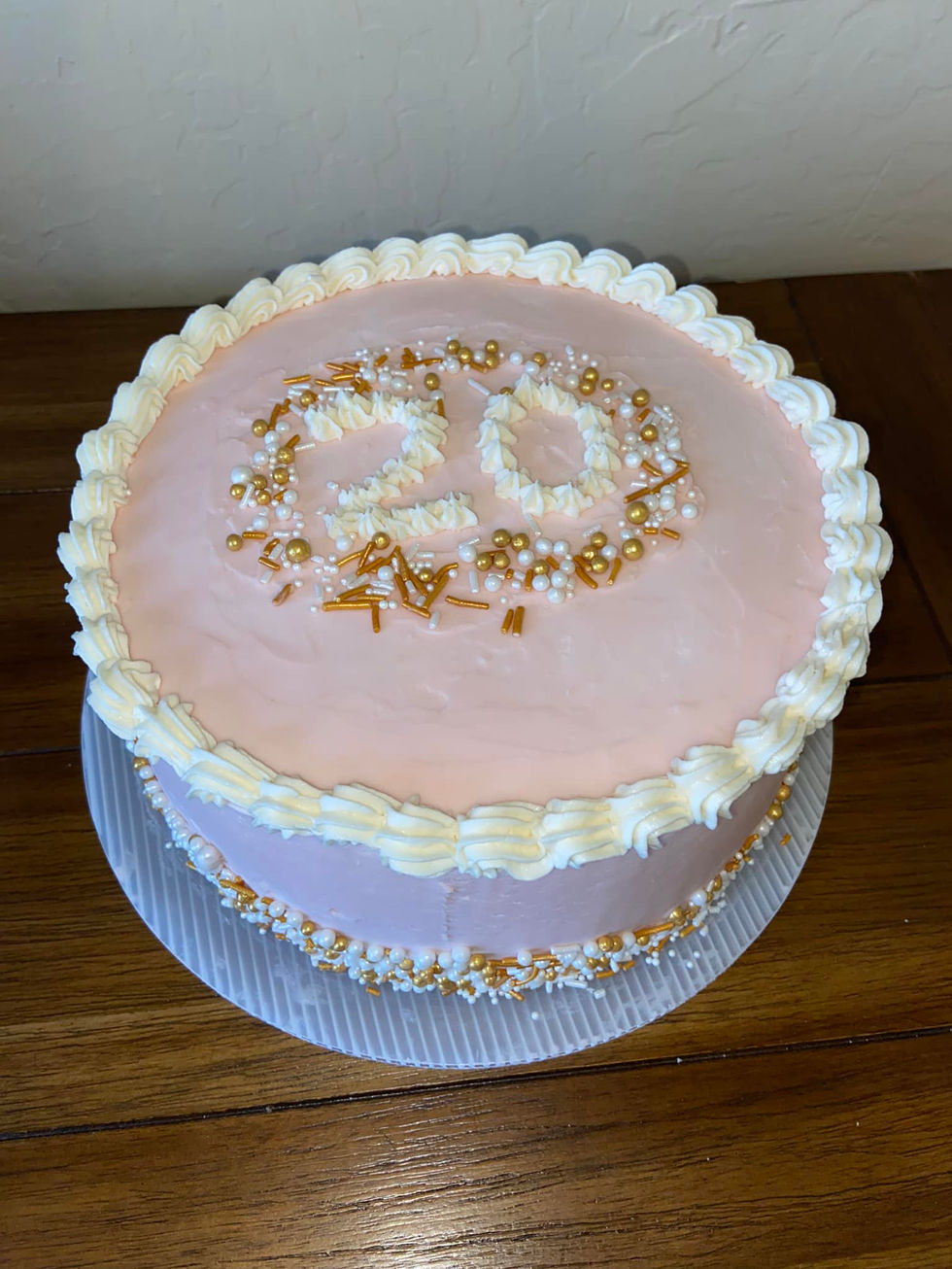 Vanilla Birthday CAke