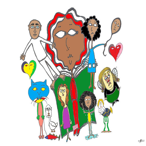 BAGS OF ILLUSTRATIONS - THE SUBTEXT-ILLU