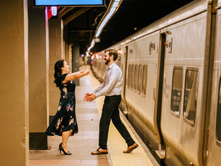 NYC Grand Central Engagement | Y-Lan & David