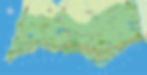 Map of Algarve
