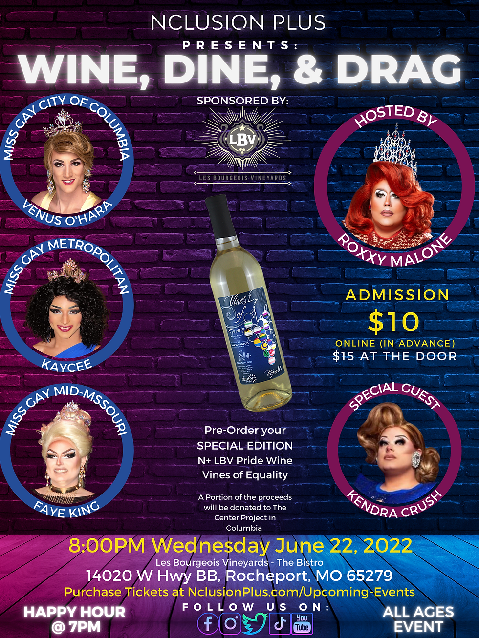 N+ Les Bourgeois Wine, Dine & Pride