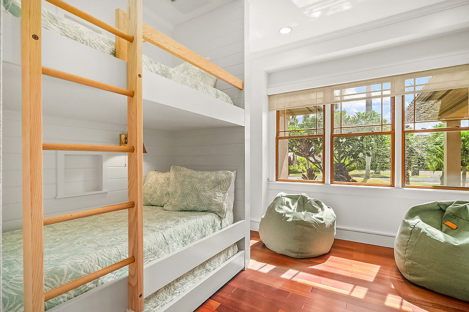 Bunk beds in bedroom