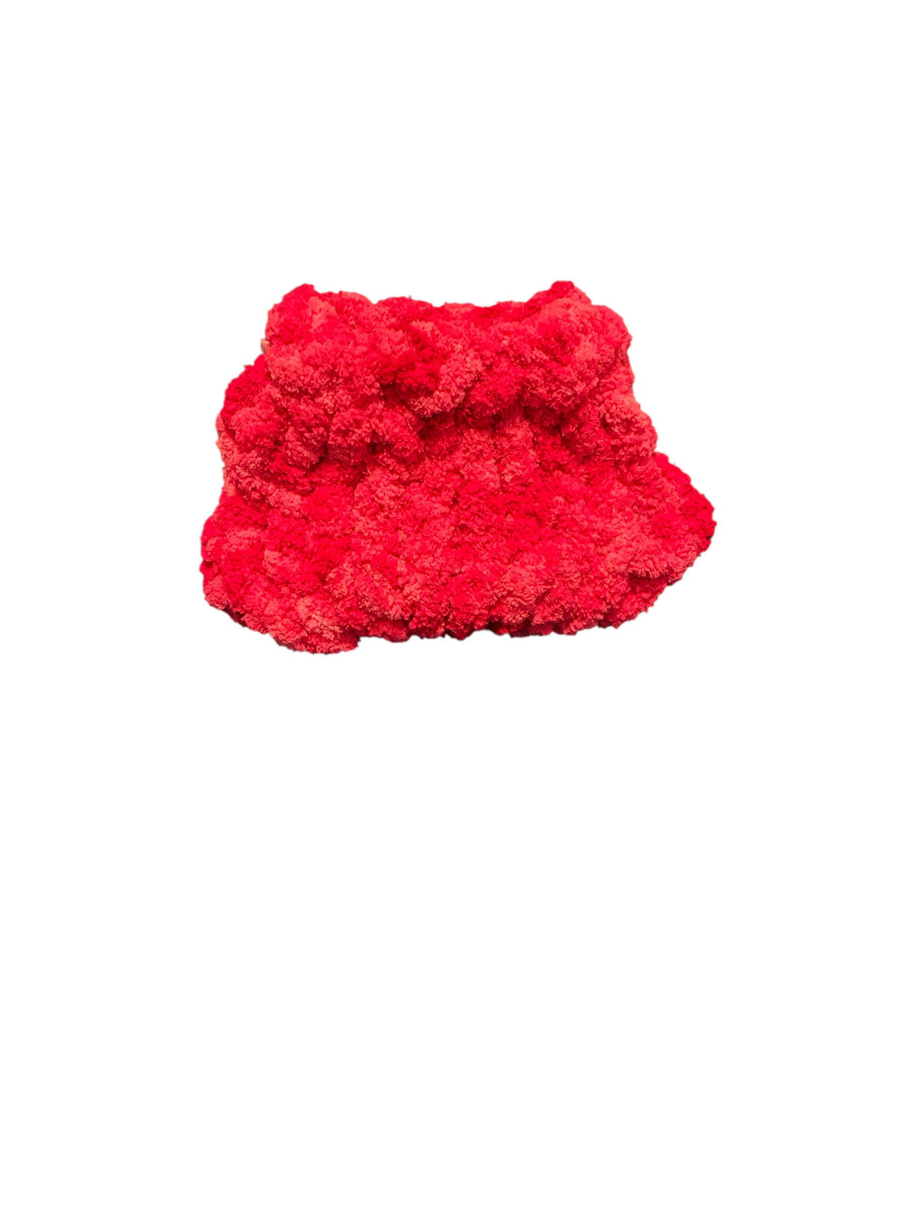 Pink chunky clutch purse 
