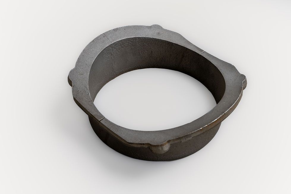 Thumbnail: 1897 M. Rumely Smokestack Base Flange | Custom Fit Steam Engine Part