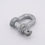 Thumbnail: Galvanized D-Shackle (Chain Shackle) with Screw Pin 1/2