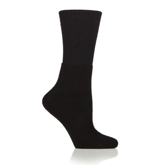 Thumbnail: Womens 1 pk Inside Out Upside Down Diabetic Socks Bamboo IOMI