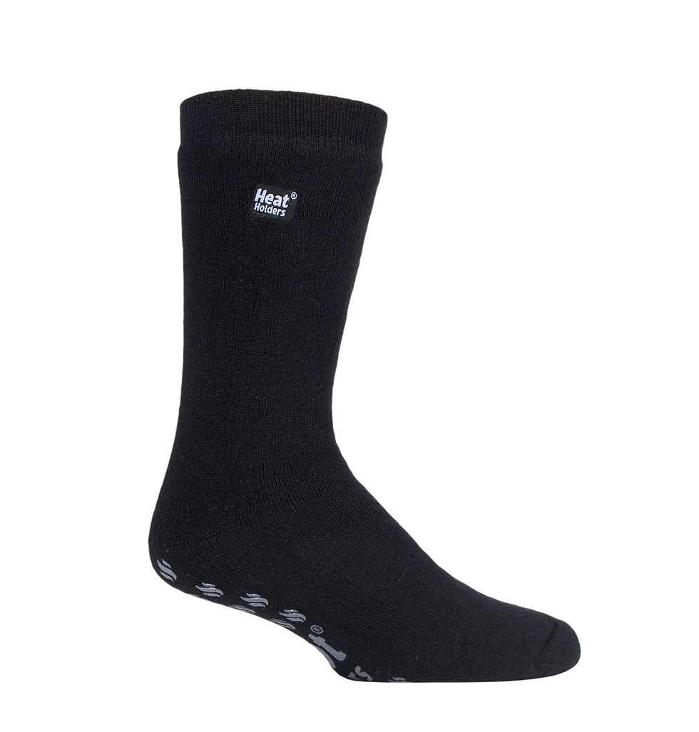 Men's 1 Pair Heat Holders, double layer thermal, Raynaud's Socks - IOMI