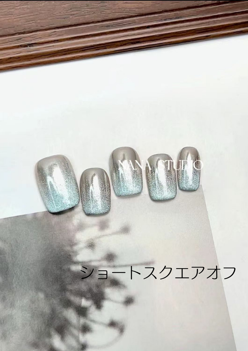 サムネイル： 【Ice Veil】水光マグネットネイルチップ
