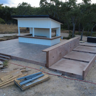 Honeysuckle family restaurant featuring indoor dining and outdoor playground in Texas
