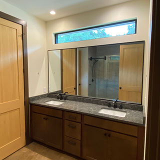 Main house at The Falls private residence with modern custom architectural detailing and design
