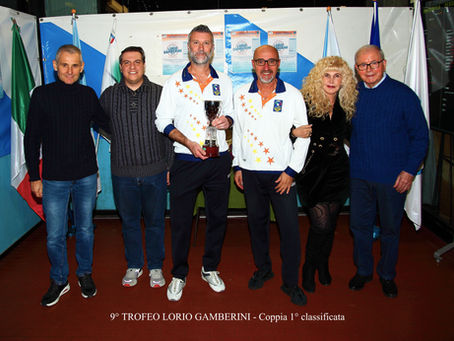 RISULTATI "9° TROFEO LORIO GAMBERINI" - 1 DICEMBRE 2023