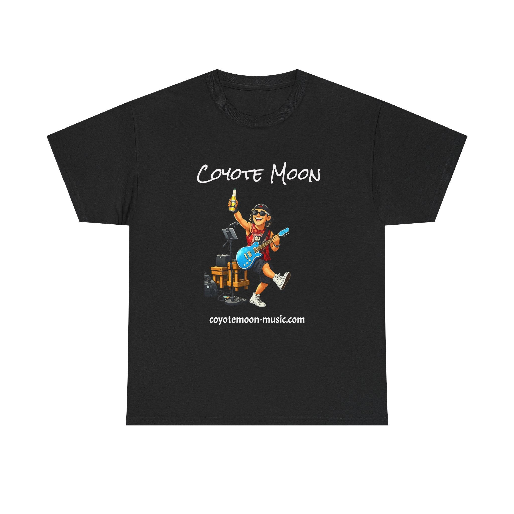 T-Shirt — Party Guitarist Graphic Tee (Rocking Musician Design)
