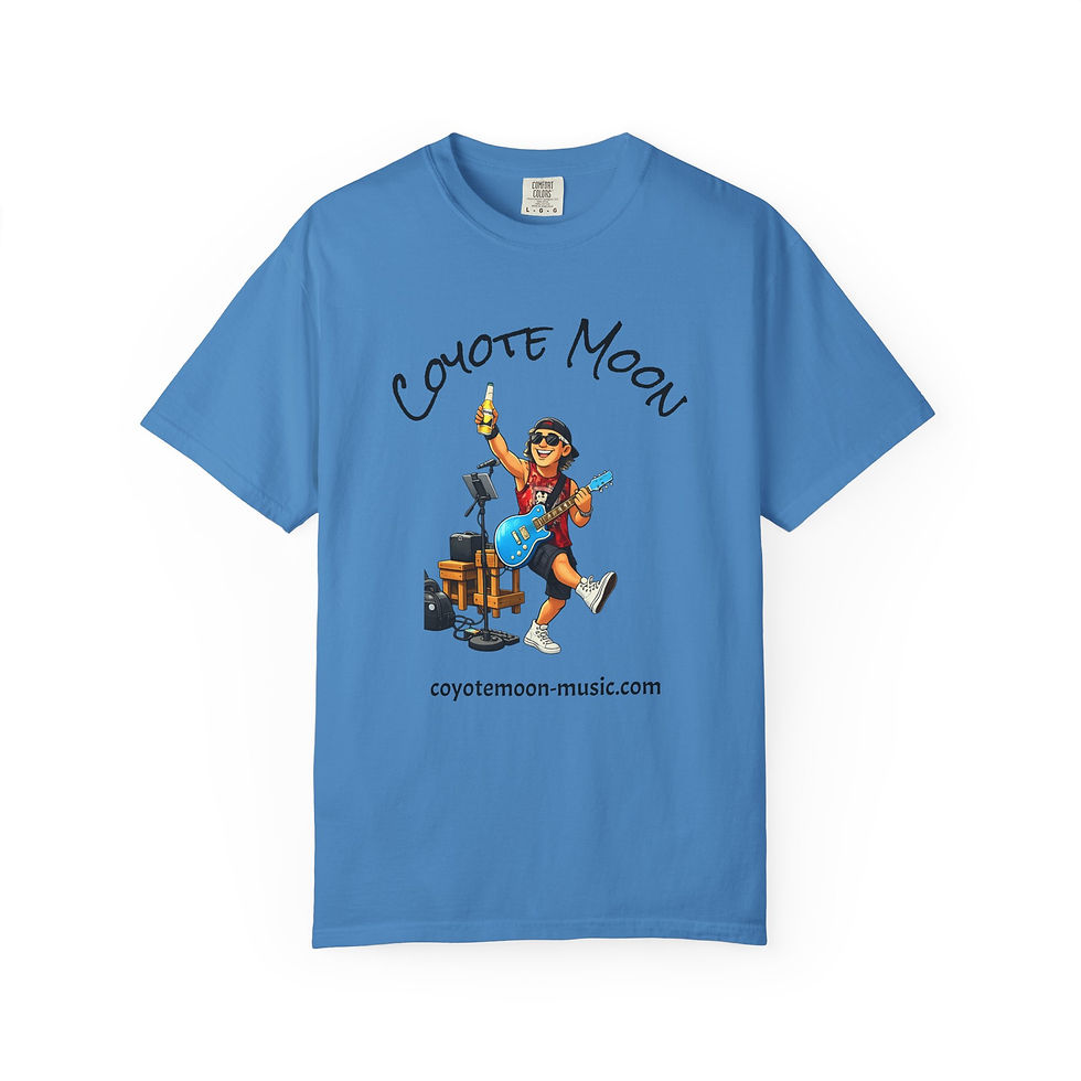Thumbnail: Coyote Moon Band T-Shirt – Guitarist Logo Tee