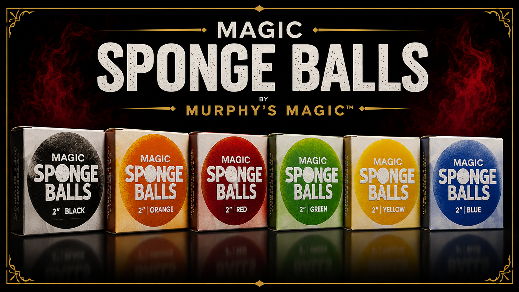 Magic Sponge Balls 4PK 1.5" by Murphy's Magic