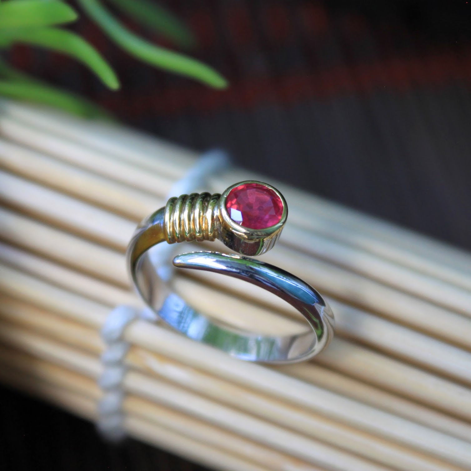 High Quality, Unheated/Untreated Pinkish-Red Burmese Ruby Gemstone