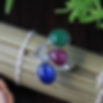 The Tri Stone Ring, Multi Sized 3 St