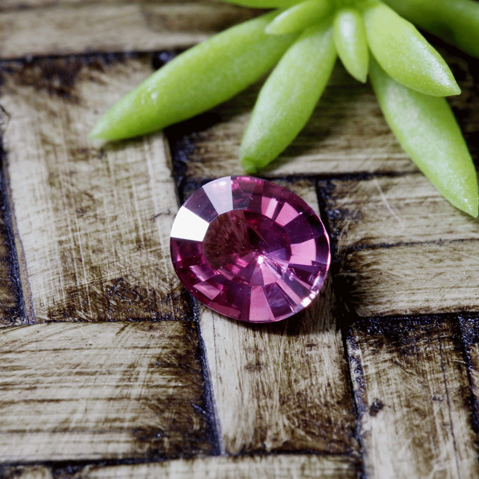 0.53 ct. Natural Unheated Untreated Pinkish-Red African Ruby with Lab Certificate! Truly Perfect for