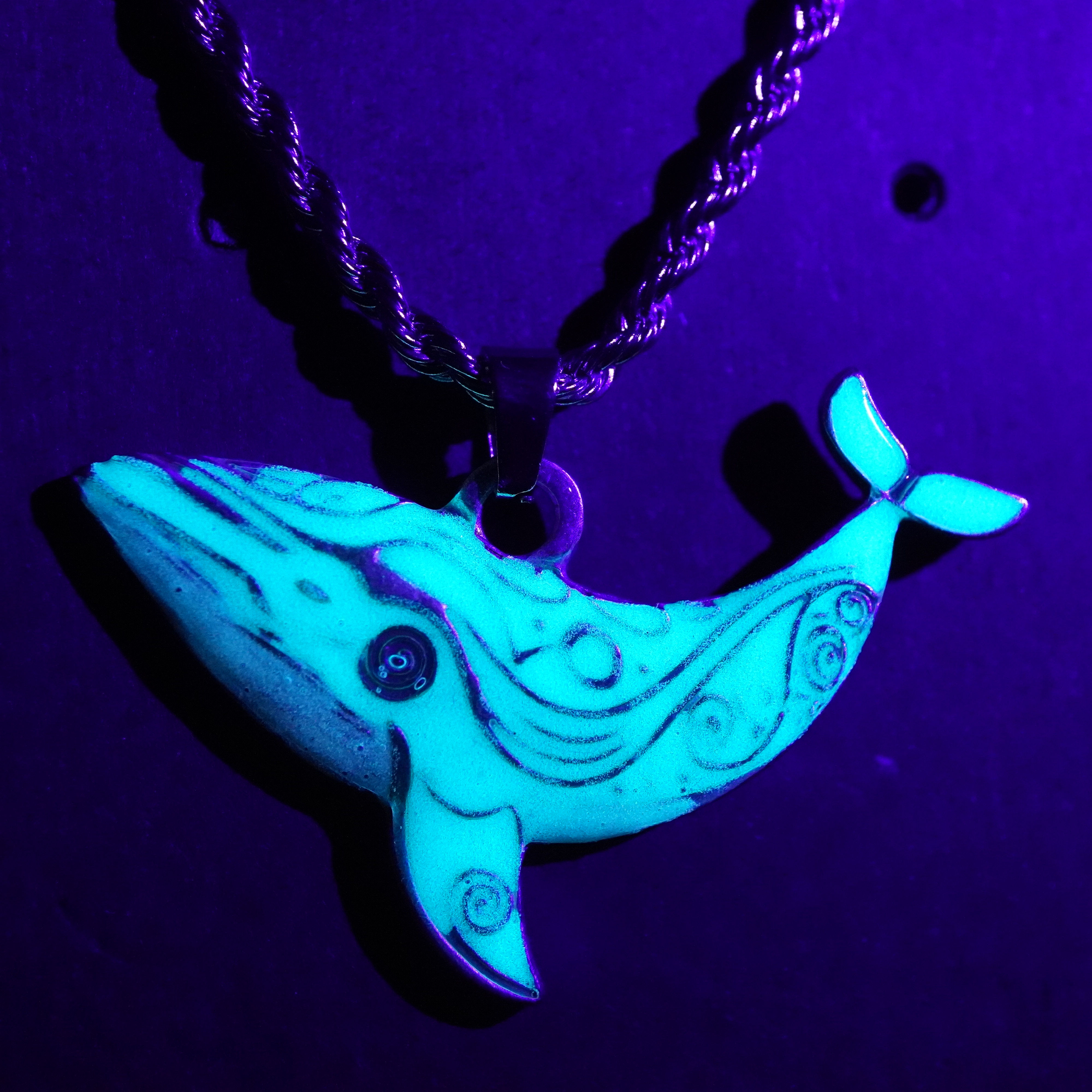 Whale Brass Necklace
