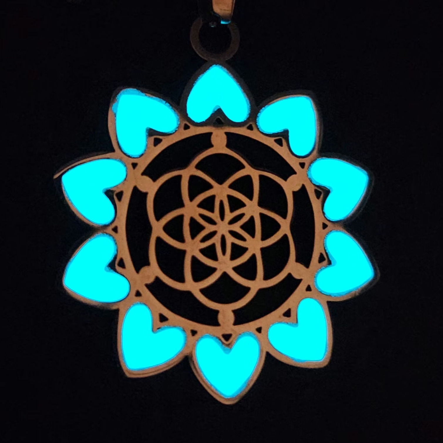 Flower of Life Sacred Geometry Necklace