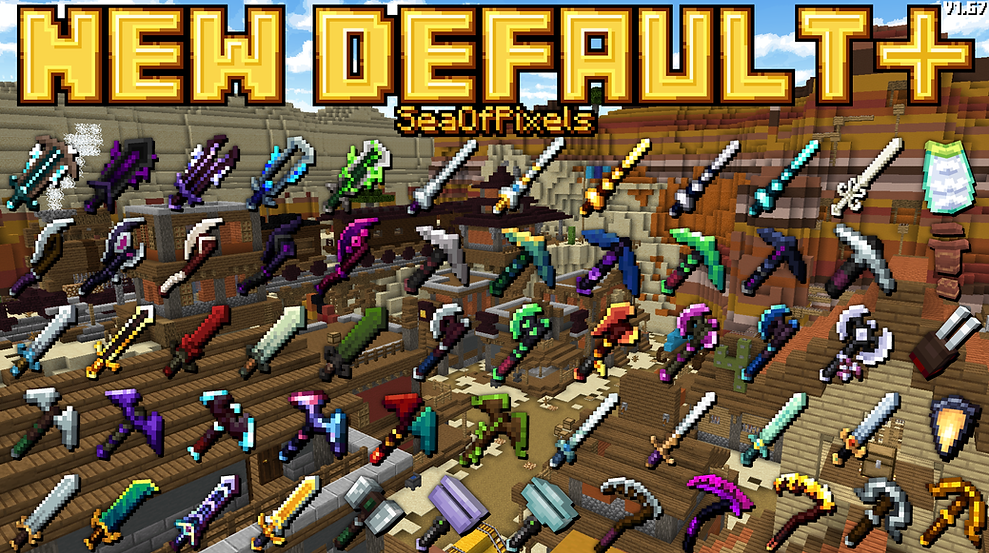 New Default+ - New Default+ v1.67 [MC1.20-1.20.1] - Minecraft Resource ...