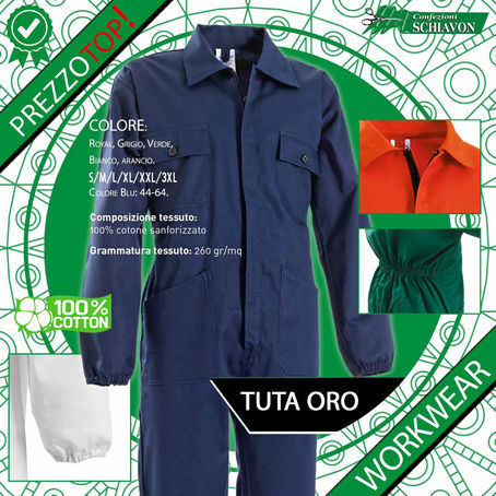 ★TUTA ORO 100% COTONO GLOBAL TRADING✅