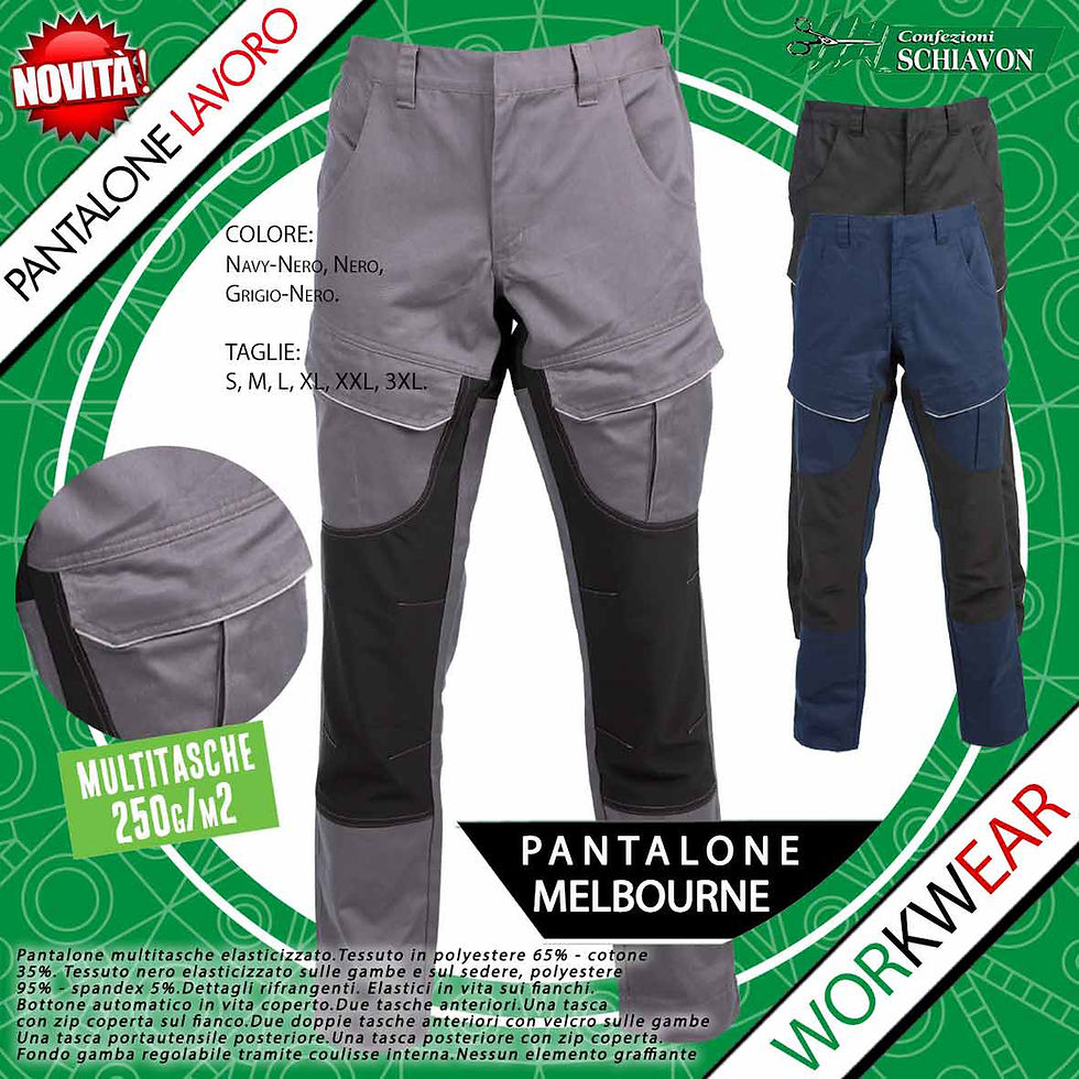 🚹👖PANTALONE DA LAVORO MELBOURNE✅