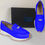 Thumbnail: ΖΦΒ Blue Coin Genuine Leather Slip On Loafers