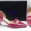 Thumbnail: Pink Genuine Leather/Suede Heels