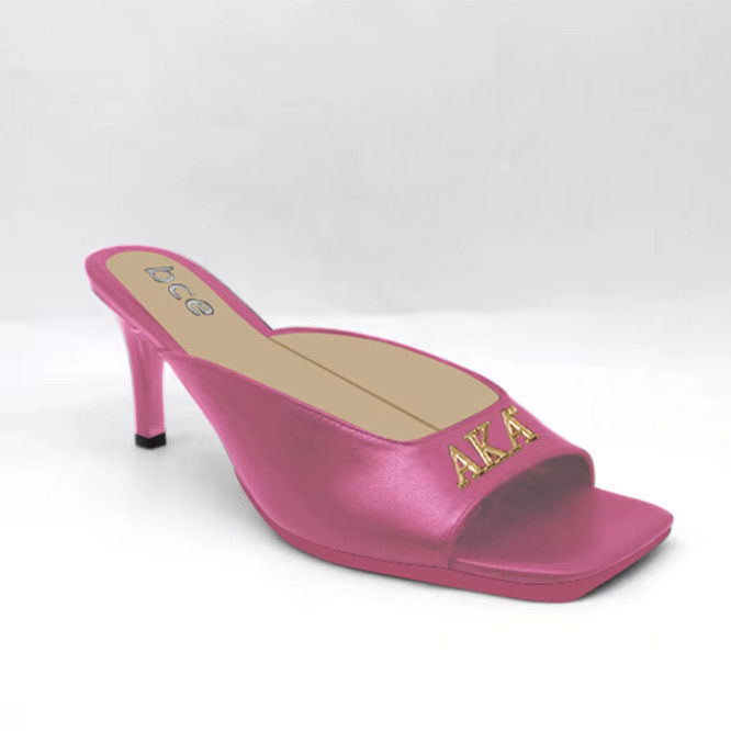 AKA Pink Genuine Leather Sandals