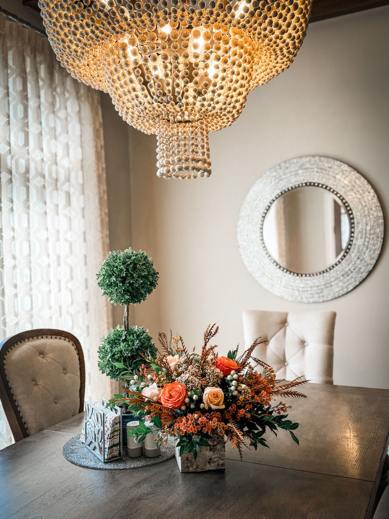 Thanksgiving flower arrangement, centerpieces, east end Louisville fresh flowers delivery or pickup.