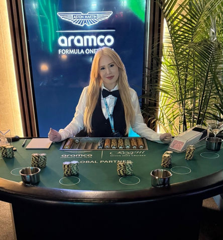 blackjack table rental