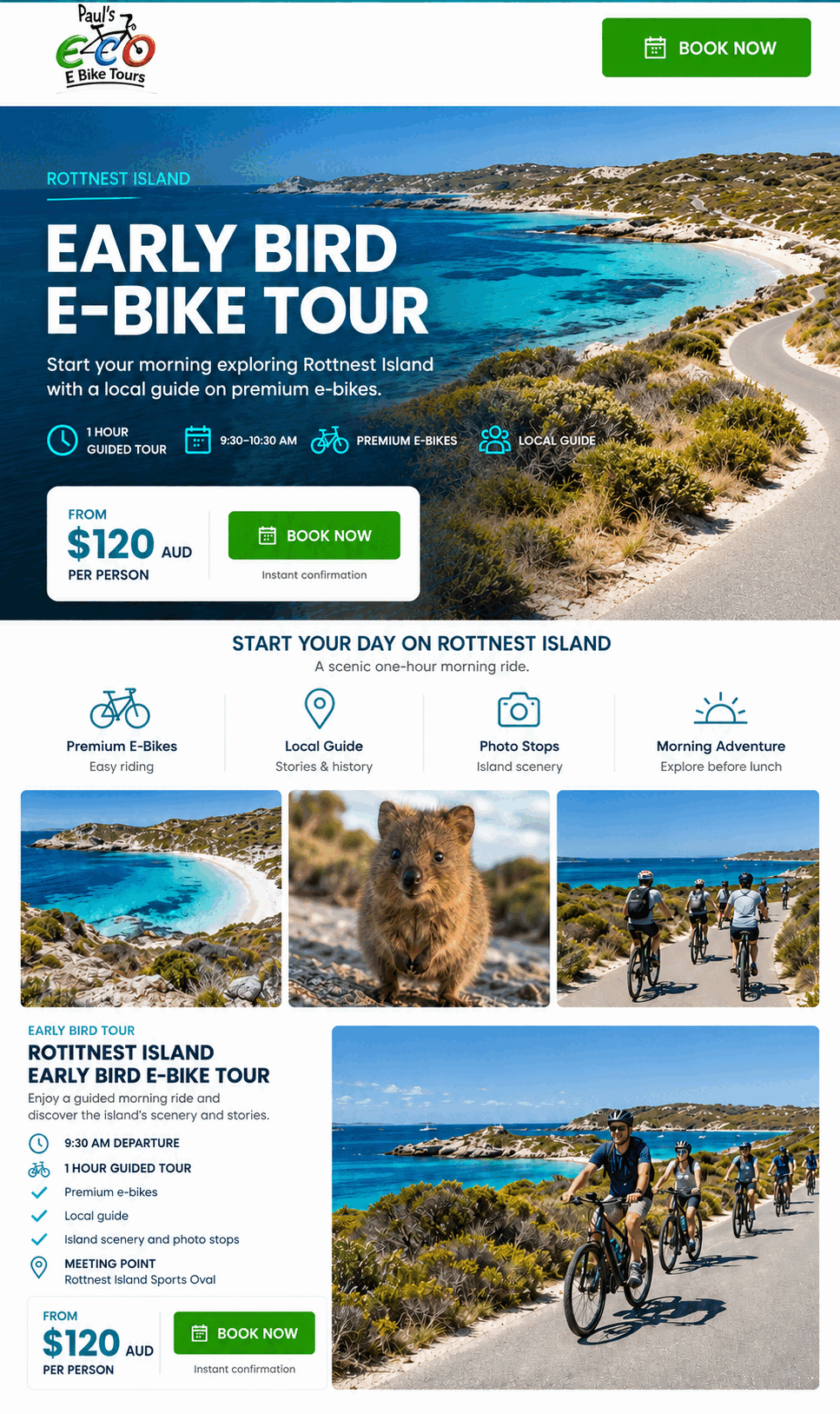 Rottnest Morning E-Bike Coastal Tour.gif
