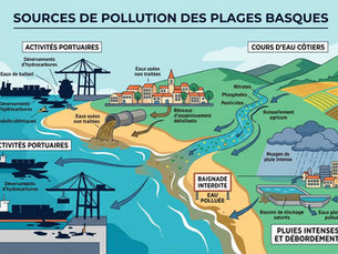 Plage pays basque pollution : guide de baignade et carte des zones à risque