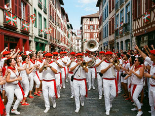 Le rôle des bandas et de la musique festive des fêtes basques