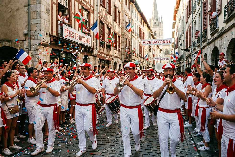 Nse basque par terre : l'hymne incontournable des fêtes de Bayonne
