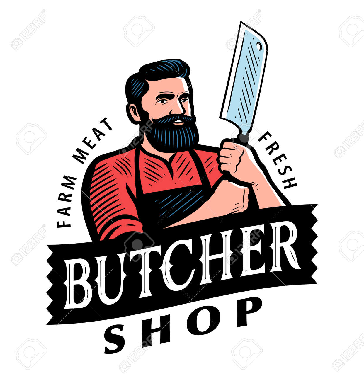 189692462-boucher-avec-couperet-à-viande-emblème-ou-logo-pour-boucherie-menu-steakhouse-re