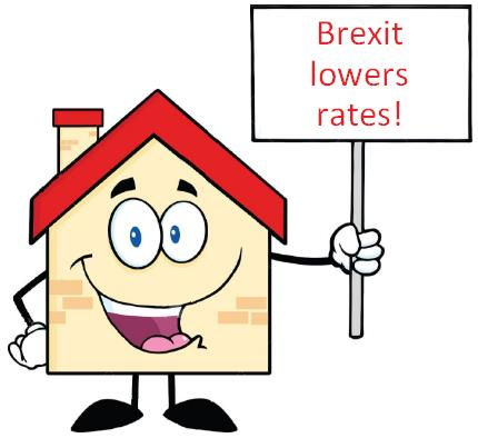 Brexit lowers Cache Valley mortgage interest rates.