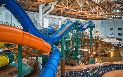 Aqua coaster at Great Wolf Lodge and Waterpark in PA
