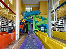 Breakers Resort Waterslide tower | Best hotel waterparks in Myrtle Beach