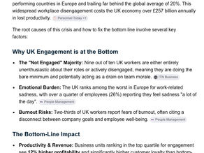 UK Bottoms Out on Employee Engagement