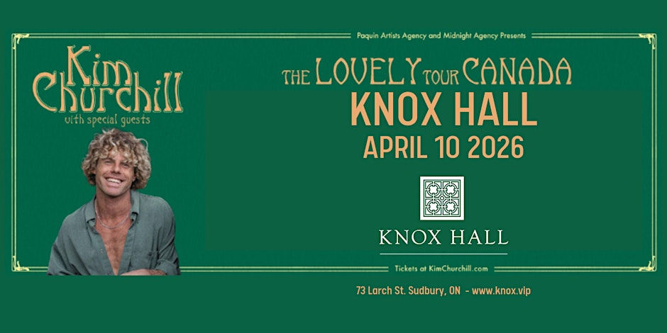 KIM CHURCHILL- LIVE at Knox Hall