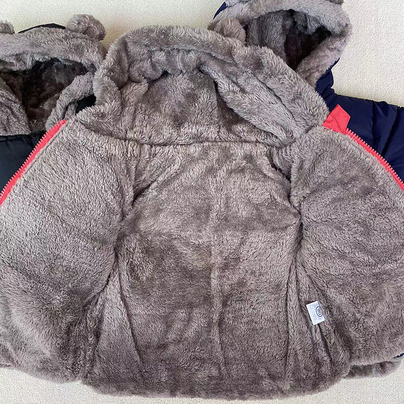 Thumbnail: Hooded Cotton Fleece Jacket
