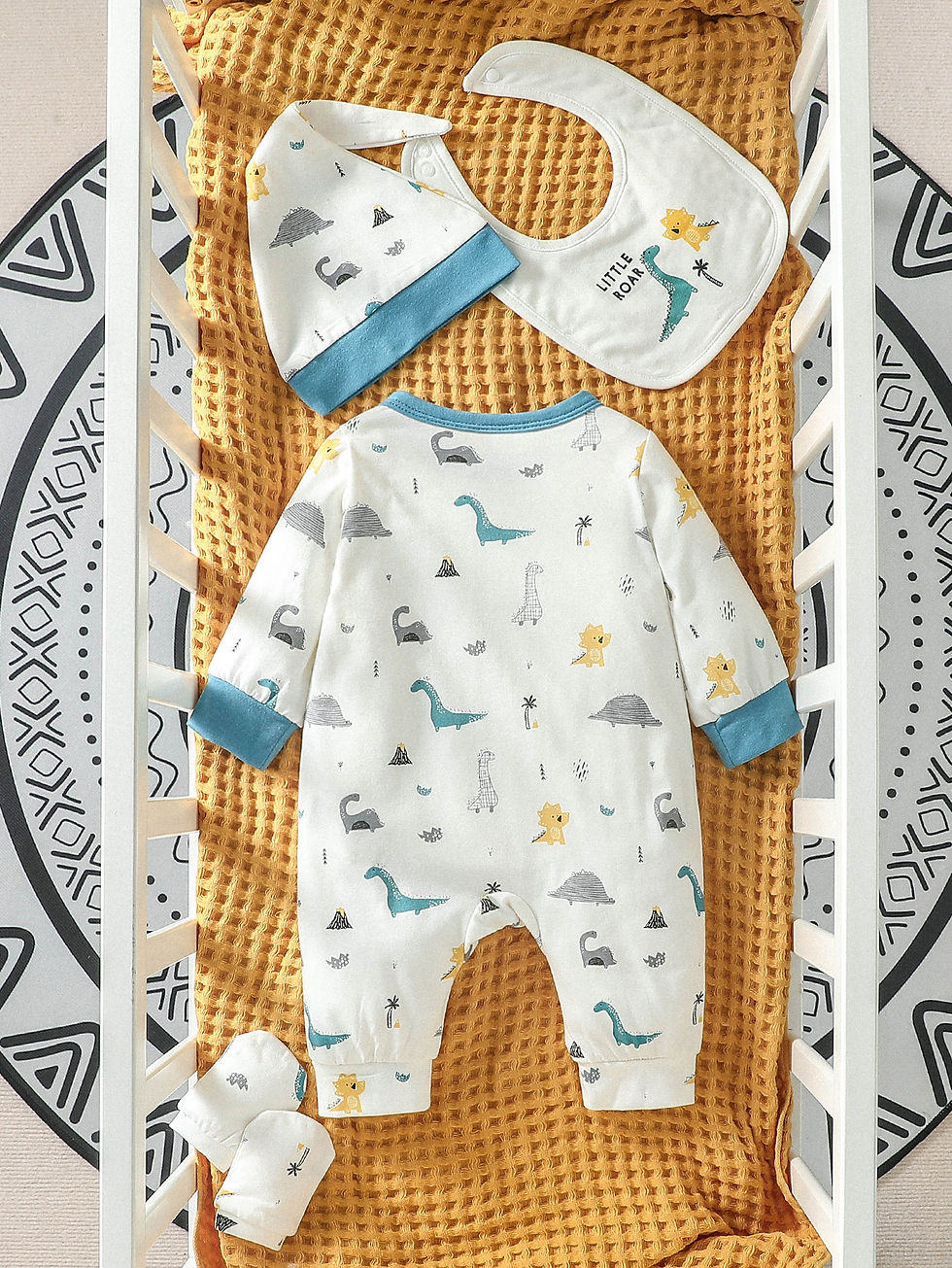 Thumbnail: 4-Piece Animal Print Jumpsuit Set