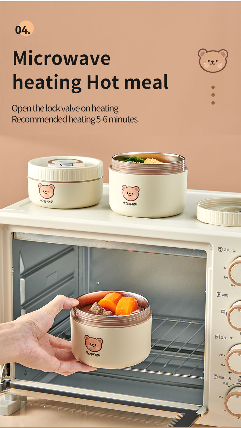 Thumbnail: Stainless Steel Thermal Bento Lunch Box