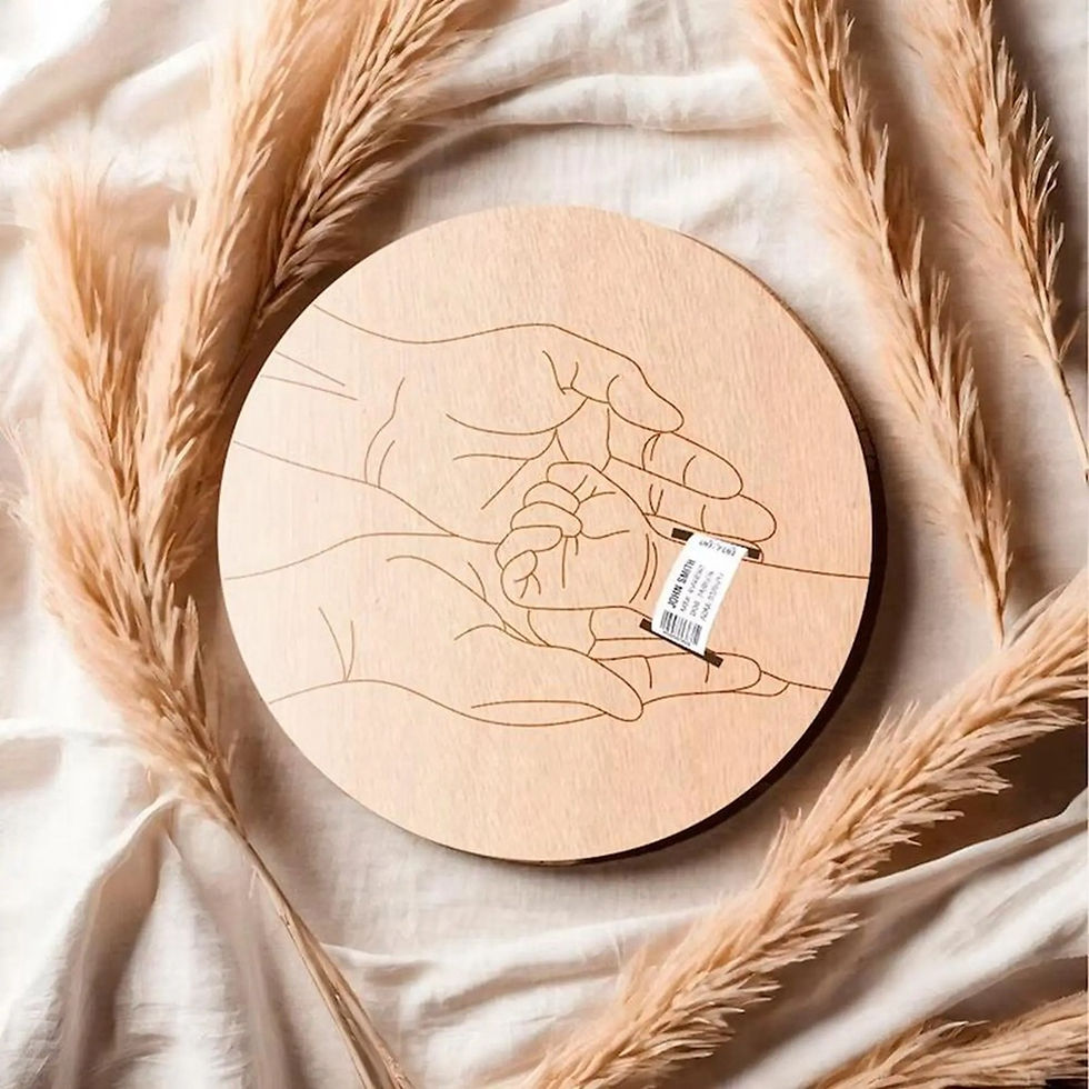 Thumbnail: Newborn Keepsake Memory Holder