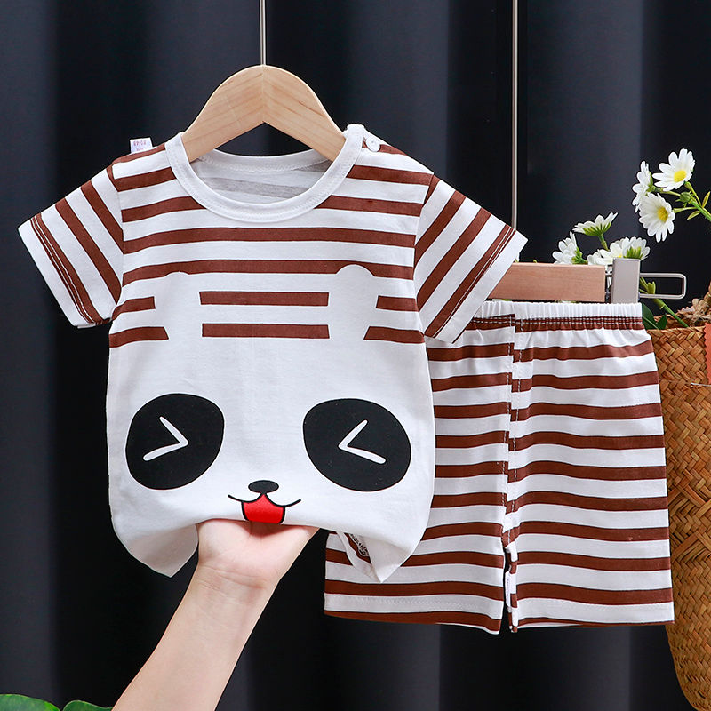 Thumbnail: Cotton Summer T-Shirt & Shorts Set