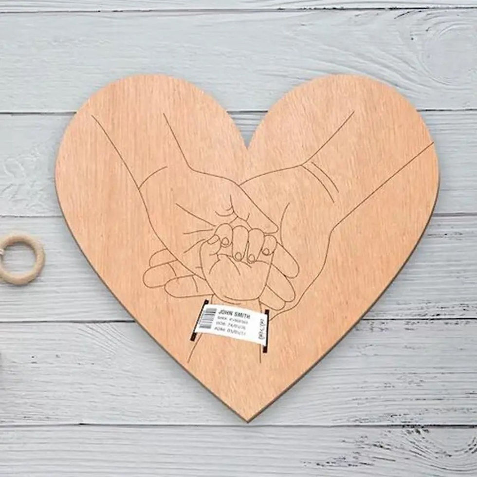 Thumbnail: Newborn Keepsake Memory Holder